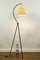 Vintage Brass Tripod Arc Floor Lamp, 1950s, Immagine 3