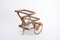 Carrello bar Mid-Century in pelle di capra laccata marrone e ottone di Aldo Tura, anni '70, Immagine 5