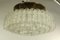 Mid-Century Glass Tube Flush Mount Ceiling Lamp from Doria Leuchten, Image 6