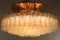 Mid-Century Glass Tube Flush Mount Ceiling Lamp from Doria Leuchten 3