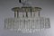 Mid-Century Glass Tube Flush Mount Ceiling Lamp from Doria Leuchten, Image 1