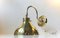 Vintage Danish Adjustable Brass Sconce from Abo Metalkunst, 1970s 1