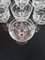 Antique Crystal Model Frieze Wine Glasses from Baccarat, 1910s, Set of 7 3