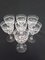 Antique Crystal Model Frieze Wine Glasses from Baccarat, 1910s, Set of 7 2