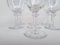 Antique Crystal Model Frieze Wine Glasses from Baccarat, 1910s, Set of 7 7