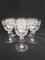 Antique Crystal Model Frieze Wine Glasses from Baccarat, 1910s, Set of 7 4