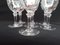 Antique Crystal Model Frieze Wine Glasses from Baccarat, 1910s, Set of 7, Immagine 5