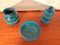 Rimini Blue Ceramic Vases & Bowl by Aldo Londi for Bitossi, Set of 3, 1960s, Image 13