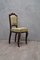 Art Deco Mahogany and Geometric Green Velvet Dining Chairs, 1920s, Set of 6, Image 1