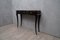 Mid-Century Wood and Brass Console Table, 1940s 3