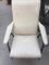 White Leatherette Lounge Chair, 1960s 2