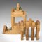 Antique Edwardian German Pine Toy Building Blocks Set from Froebel, 1910s 2