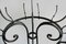 Large Antique Wrought Iron Coat Stand 3
