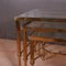 French Brass and Glass Nesting Tables, 1950s, Set of 3 4