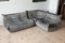 Poltrona Togo in velluto grigio, poltrona ad angolo e divano a due posti di Michel Ducaroy per Ligne Roset, set di 3, Immagine 1