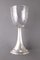 Vintage Wine Goblet on Metallic Base, Image 4