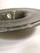 Handmade Gray Crystal Glass Bowl from WMF, 1970s 5