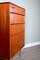 Mid-Century Teak and Brass Chest of Drawers from Avalon, 1960s, Immagine 3