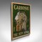 Antikes viktorianisches englisches Carbosil Soap Werbeplakat, 1900er 2