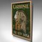 Antikes viktorianisches englisches Carbosil Soap Werbeplakat, 1900er 3
