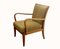 Senfgelber Sessel von knoll Antimott, 1950er 1