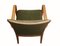 Olive Green Lounge Chair from Knoll Antimott, 1950s 4