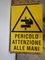 Industrielles Italienisches Schild, 1990er 4