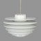 Large White Verona Pendant Lamp by Svend Middelboe for Nordisk Solar, 1970s 3