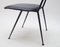 Mid-Century Leather and Metal Side Chair, 1950s, Image 11
