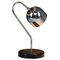Lámpara de mesa italiana vintage de metal cromado, años 60, Imagen 1