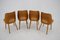 Beech Dining Chairs by Oswald Haerdtl for Ton/Thonet, Czechoslovakia, 1960s, Set of 4 9