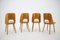 Beech Dining Chairs by Oswald Haerdtl for Ton/Thonet, Czechoslovakia, 1960s, Set of 4, Image 4