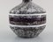 Vase with Narrow Neck in Glazed Ceramic from Upsala-Ekeby, Sweden, 1960s 4