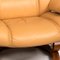 Beige Leather Armchair with Relax Function from Himolla 3
