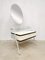 Vintage Dutch Oval Dressing Table from Auping, 1950s, Image 1