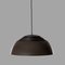 Mid-Century Dark Gray Ceiling Lamp by Arne Jacobsen for Louis Poulsen, 1950s 1