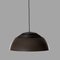 Mid-Century Dark Gray Ceiling Lamp by Arne Jacobsen for Louis Poulsen, 1950s, Image 1