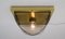 Smoked Glass and Brass Flush Mount from Limburg, 1960s, Image 5