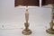 Large Brass and Onyx Table Lamps, 1960s, Set of 2, Image 4