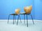 Danish Plywood Dining Chairs, 1960s, Set of 2, Image 4
