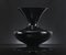 Amphora Master in Glass with White Interior and Exterior in Black from VGnewtrend 1