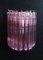 Vintage Pink Murano Glass Quadriedri Sconces, 1980s, Set of 2, Image 4