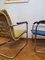 Bauhaus Tubular Steel Model Volkssessel Armchairs by Werner Max Moser for Embru, 1930s, Set of 2 2