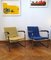 Bauhaus Tubular Steel Model Volkssessel Armchairs by Werner Max Moser for Embru, 1930s, Set of 2 3