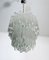 Lámpara de techo modelo Quadriedri Elena grande de cristal de Murano en forma de Venini, años 80, Imagen 1