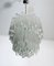 Large Clear Murano Glass Quadriedri Model Elena Ceiling Lamp in the Style of Venini, 1980s 1