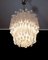 Large Clear Murano Glass Quadriedri Model Elena Ceiling Lamp in the Style of Venini, 1980s 9