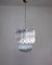 Large Clear Murano Glass Quadriedri Model Elena Ceiling Lamp in the Style of Venini, 1980s 4