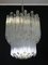 Large Clear Murano Glass Quadriedri Model Elena Ceiling Lamp in the Style of Venini, 1980s 2