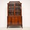 Antique Mahogany Glazed Bookcase, 1920s 1